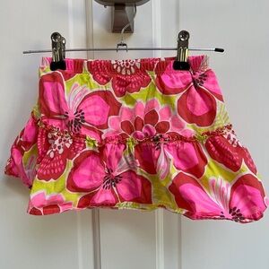 Carter’s 24M Pink & Yellow/Green Floral Girls Skort